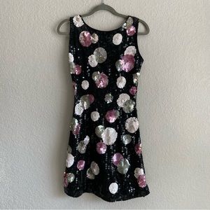 Vintage Sequin Dress Barbie playful fun Y2K pop star 90s